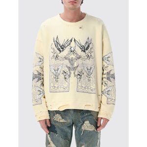 Who Decides War Sweatshirt Men Yellow Cream